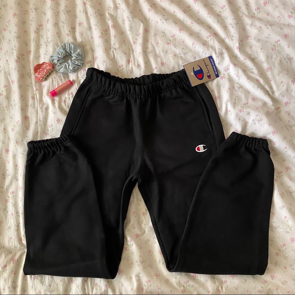 SOLD SOLD SOLD Black Champion Boyfriend Sweatpants